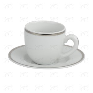 Tazzina da caffè cl. 9 con piattino